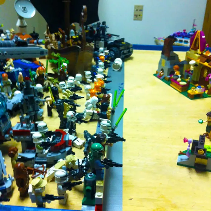My Friend Told His Kids They Had To Share The Lego Table - This Is The Outcome