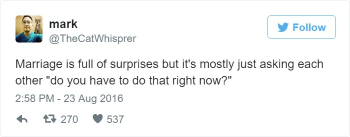 92 Hilarious Tweets About Married Life That Perfectly Sum Up Marriage