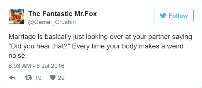 Funny Married Life Tweet