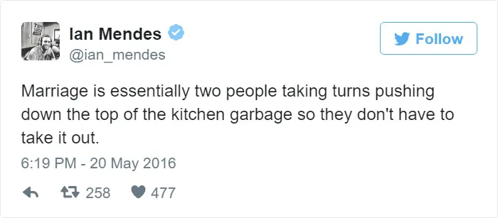 92 Hilarious Tweets About Married Life That Perfectly Sum Up Marriage