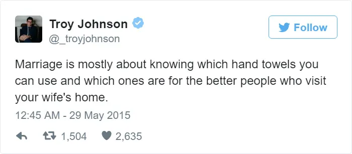 92 Hilarious Tweets About Married Life That Perfectly Sum Up Marriage