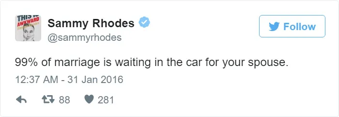 92 Hilarious Tweets About Married Life That Perfectly Sum Up Marriage