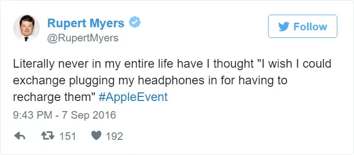 80 Of The Funniest Reactions To The New iPhone 7