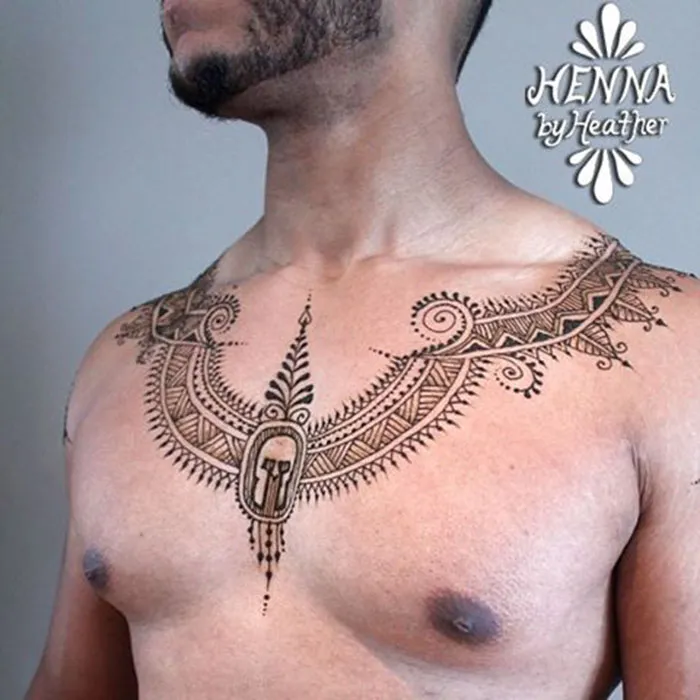 'Menna' Trend Sees Men Wearing Intricate Henna Tattoos