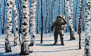 I Paint Astronauts, Flying Fruits And Bus Stops Set In The Danish Wilderness