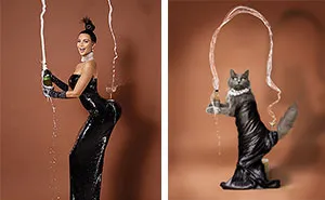 I Recreated An Iconic Picture Of Kim Kardashian With My Cat