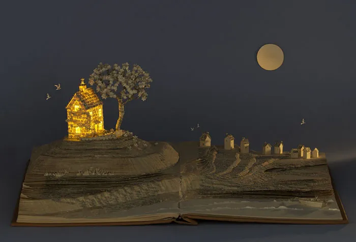 Old Books Turned Into Fairytale Sculptures By Su Blackwell