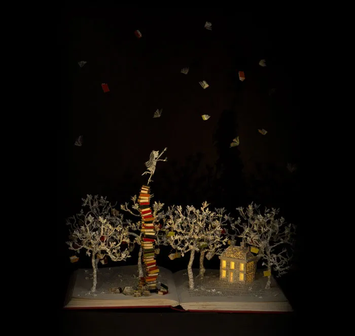 Old Books Turned Into Fairytale Sculptures By Su Blackwell