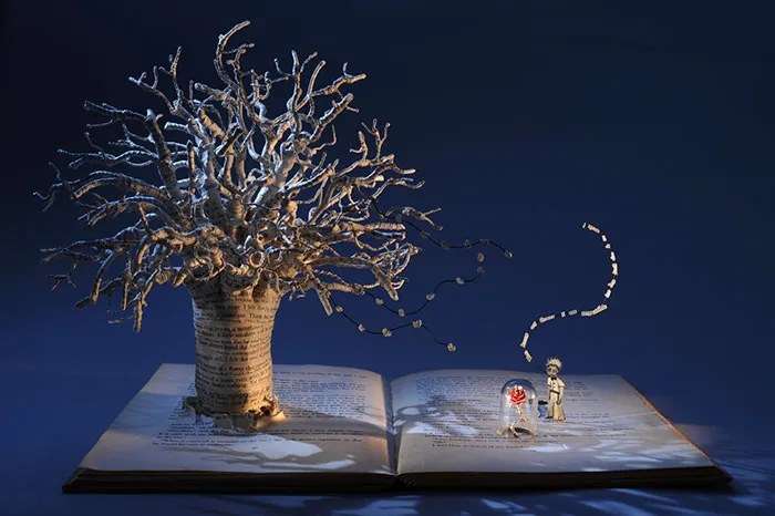Old Books Turned Into Fairytale Sculptures By Su Blackwell