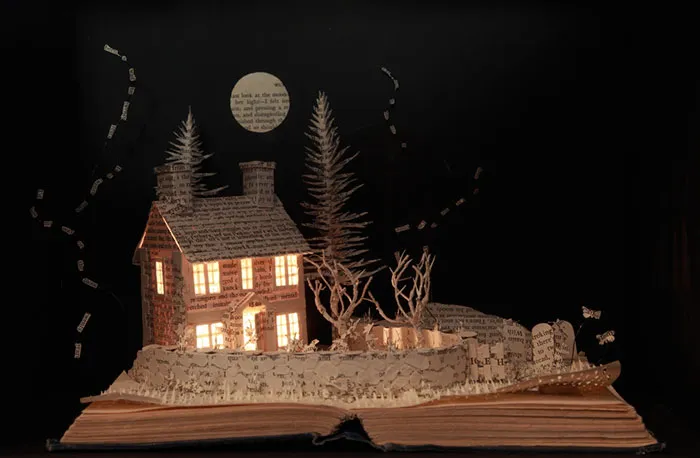 Old Books Turned Into Fairytale Sculptures By Su Blackwell