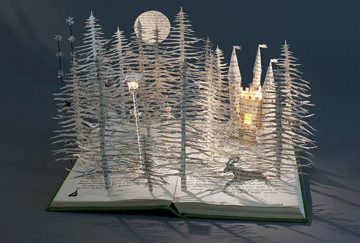 Old Books Turned Into Fairytale Sculptures By Su Blackwell