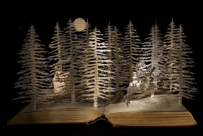 Old Books Turned Into Fairytale Sculptures By Su Blackwell