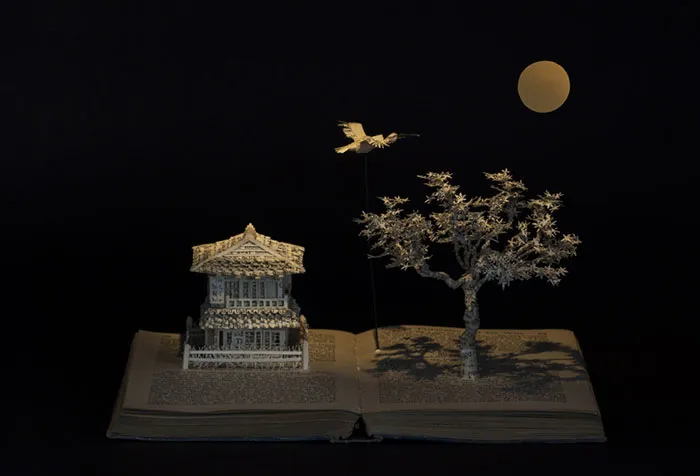 Old Books Turned Into Fairytale Sculptures By Su Blackwell