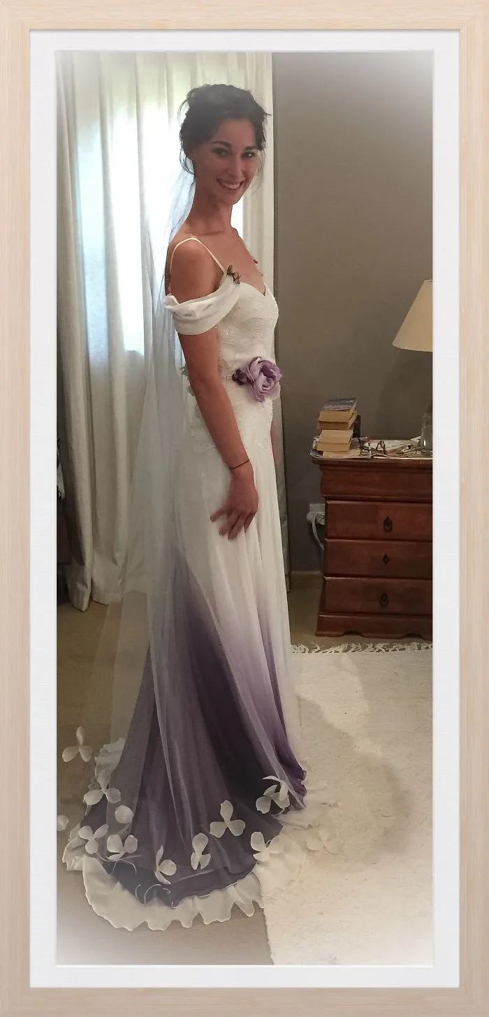 Dip Dye Wedding Dress Trend Will Make Your Big Day More Colorful