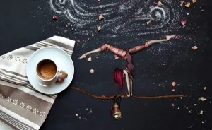 I Combined Food And Illustration To Create These Acrobat Series