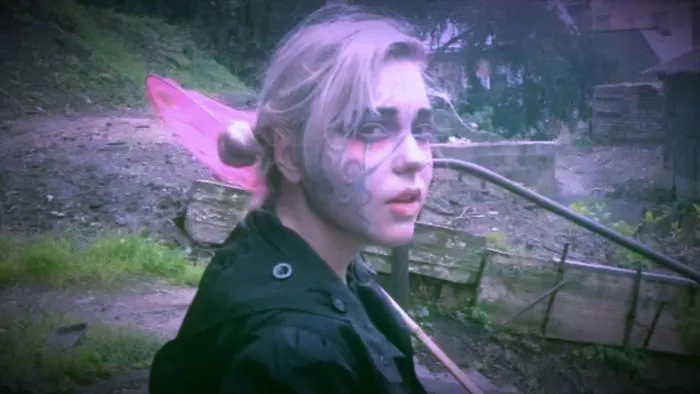 Girl Dresses Up As An Urban Gothic Fairy For Her Music Video