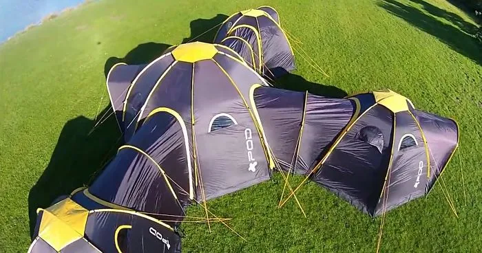 'Linking Tents' That Let You Connect You With Your Camping Buddies