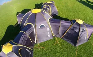 'Linking Tents' That Let You Connect You With Your Camping Buddies