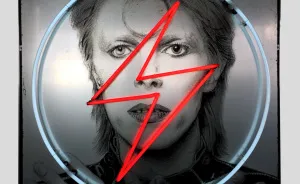 Vivid Neon Light Portraits Paint David Bowie In A New Light