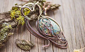 Large Ancient Forests Inspired Me To Create This Wire Wrapped Jewelry