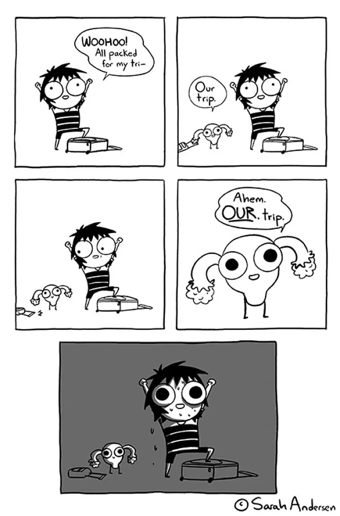 13 Comics About Periods By Sarah's Scribbles That Only Women Will Understand