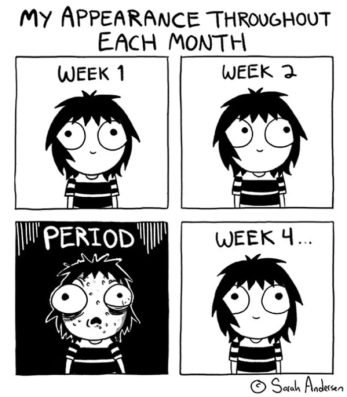 13 Comics About Periods By Sarah's Scribbles That Only Women Will Understand