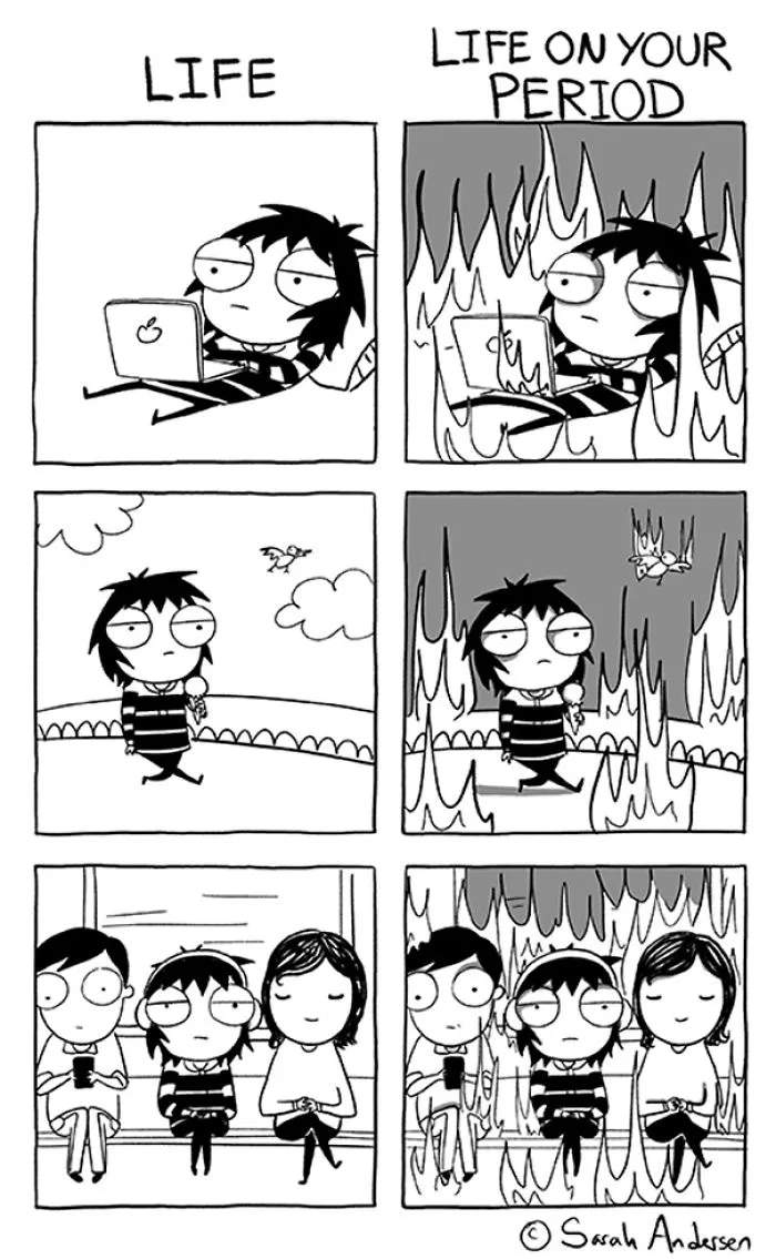 13 Comics About Periods By Sarah's Scribbles That Only Women Will Understand
