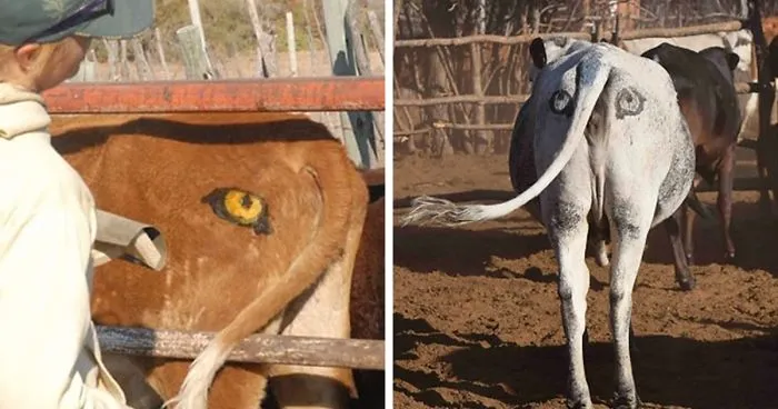 Scientists Paint Eyes On Cow Butts To Save Both Cows And Lions