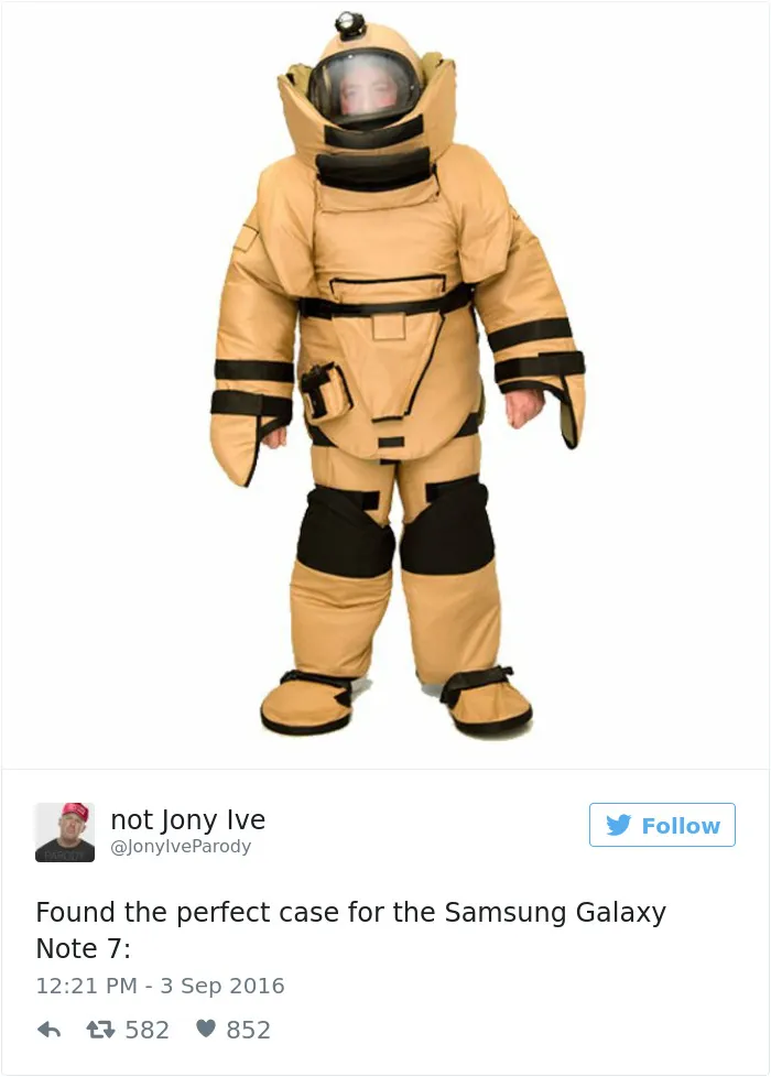 66 Of The Funniest Reactions To The Exploding Samsung Note 7