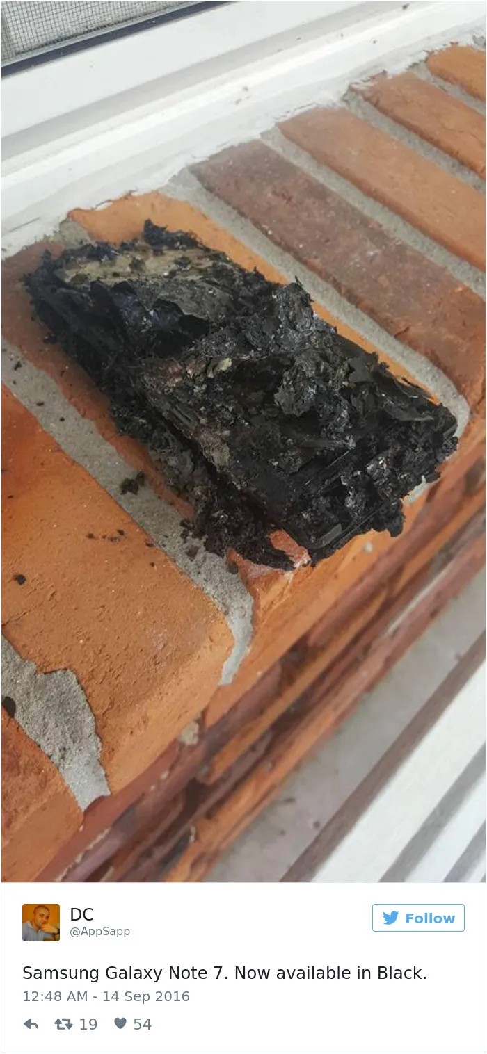 66 Of The Funniest Reactions To The Exploding Samsung Note 7
