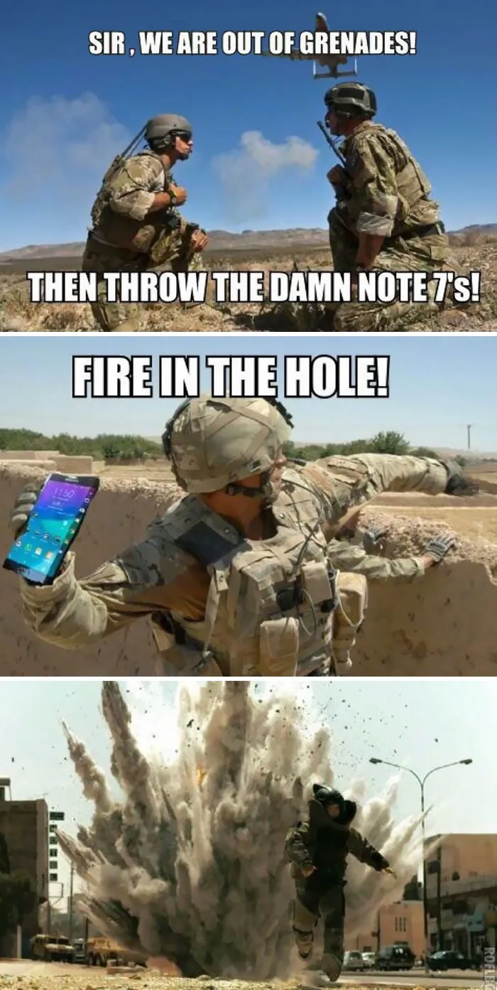 66 Of The Funniest Reactions To The Exploding Samsung Note 7