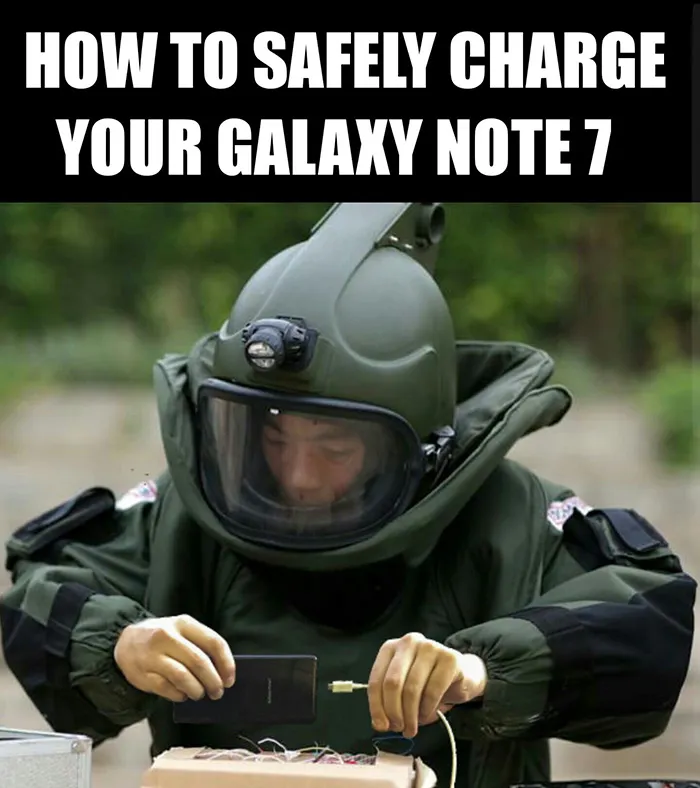 66 Of The Funniest Reactions To The Exploding Samsung Note 7