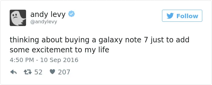 66 Of The Funniest Reactions To The Exploding Samsung Note 7