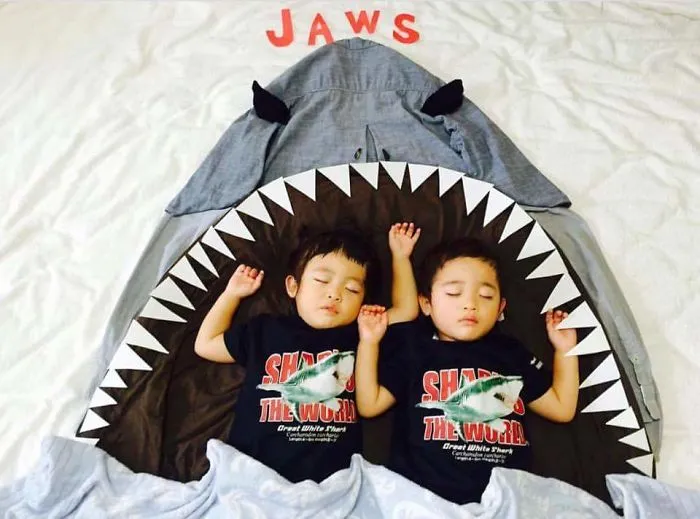 Sleeping Twins Have No Idea They Go On Epic Adventures When They Sleep