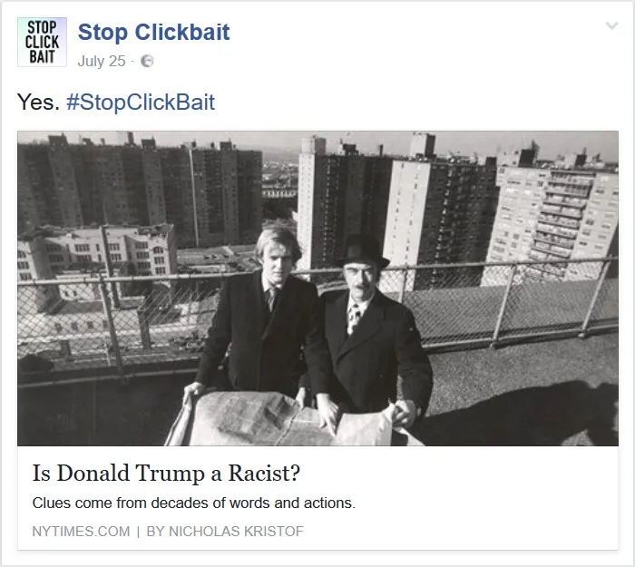 55 Times 'Stop Clickbait' Hilariously Summarized Crappy Articles And Saved You A Click