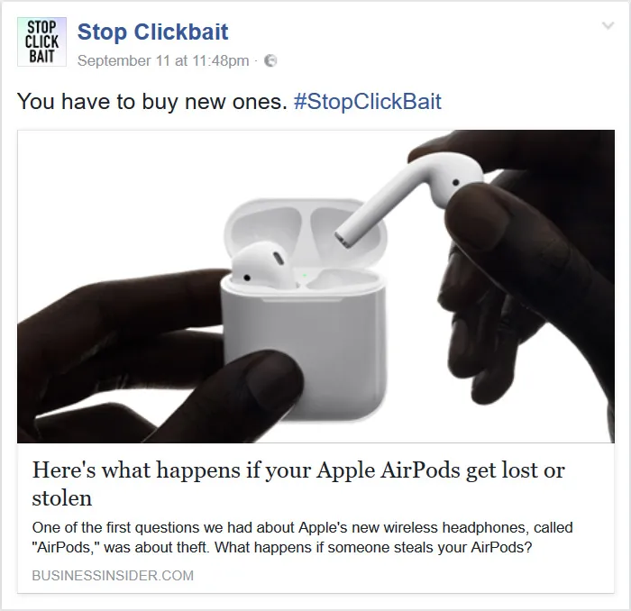 55 Times 'Stop Clickbait' Hilariously Summarized Crappy Articles And Saved You A Click