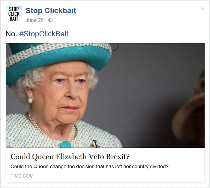 55 Times 'Stop Clickbait' Hilariously Summarized Crappy Articles And Saved You A Click
