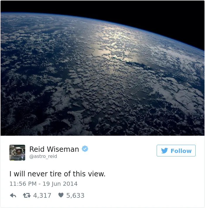 Astronaut's Tweets From Space Show That It's The Best Job In The World (119 Pics)