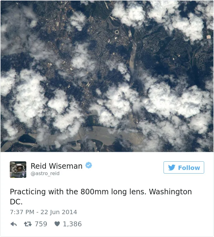 Astronaut's Tweets From Space Show That It's The Best Job In The World (119 Pics)