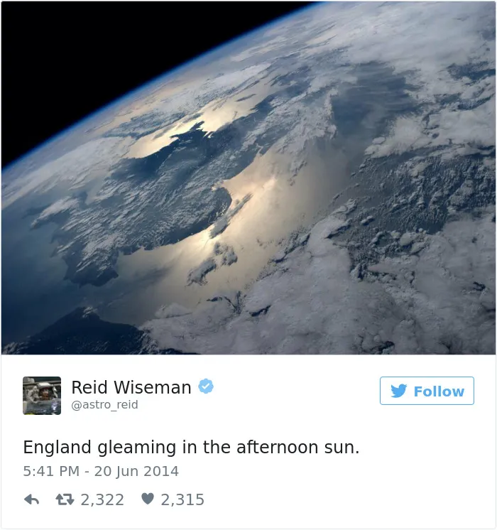 Astronaut's Tweets From Space Show That It's The Best Job In The World (119 Pics)