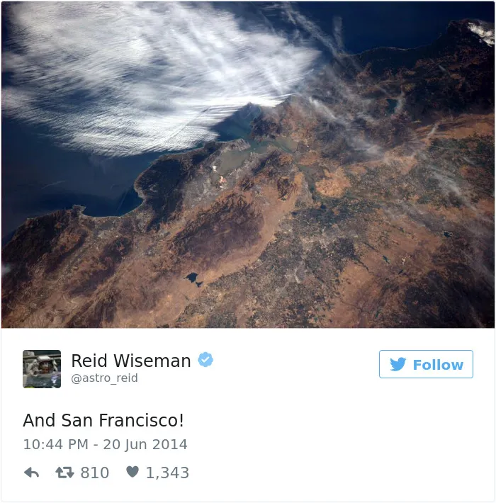 Astronaut's Tweets From Space Show That It's The Best Job In The World (119 Pics)