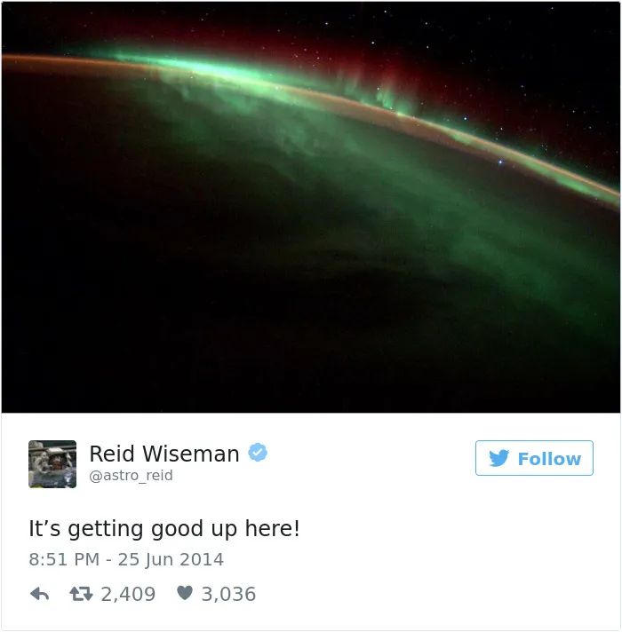 Astronaut's Tweets From Space Show That It's The Best Job In The World (119 Pics)