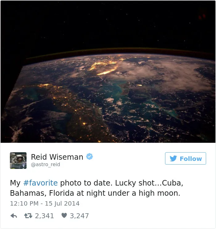 Astronaut's Tweets From Space Show That It's The Best Job In The World (119 Pics)