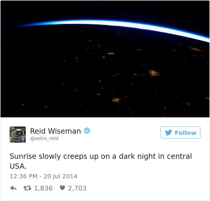 Astronaut's Tweets From Space Show That It's The Best Job In The World (119 Pics)