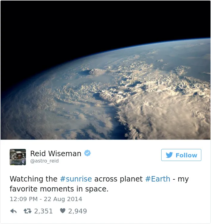 Astronaut's Tweets From Space Show That It's The Best Job In The World (119 Pics)