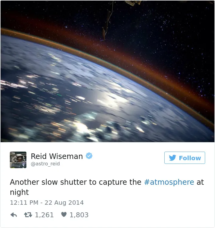 Astronaut's Tweets From Space Show That It's The Best Job In The World (119 Pics)
