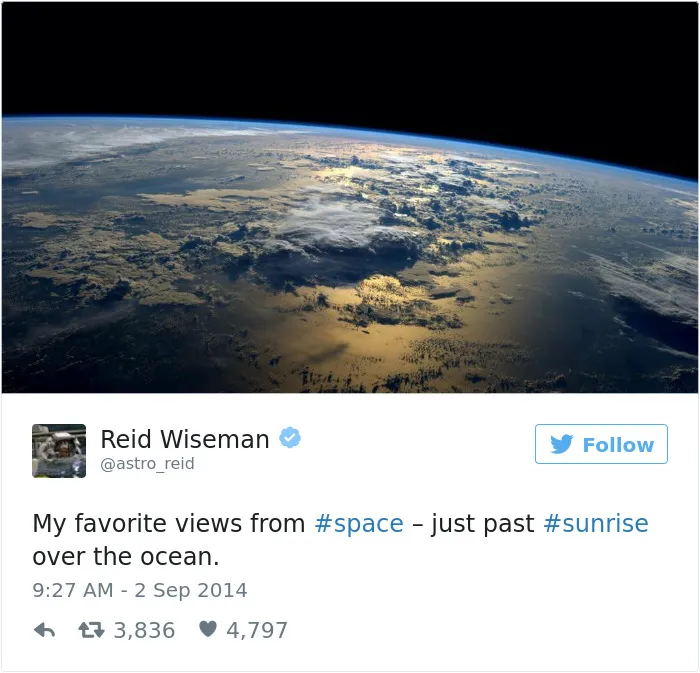 Astronaut's Tweets From Space Show That It's The Best Job In The World (119 Pics)