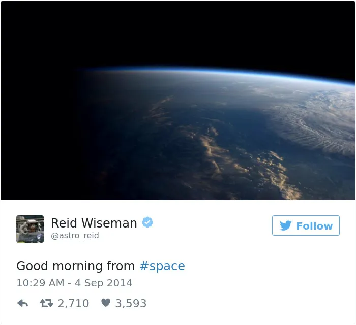 Astronaut's Tweets From Space Show That It's The Best Job In The World (119 Pics)