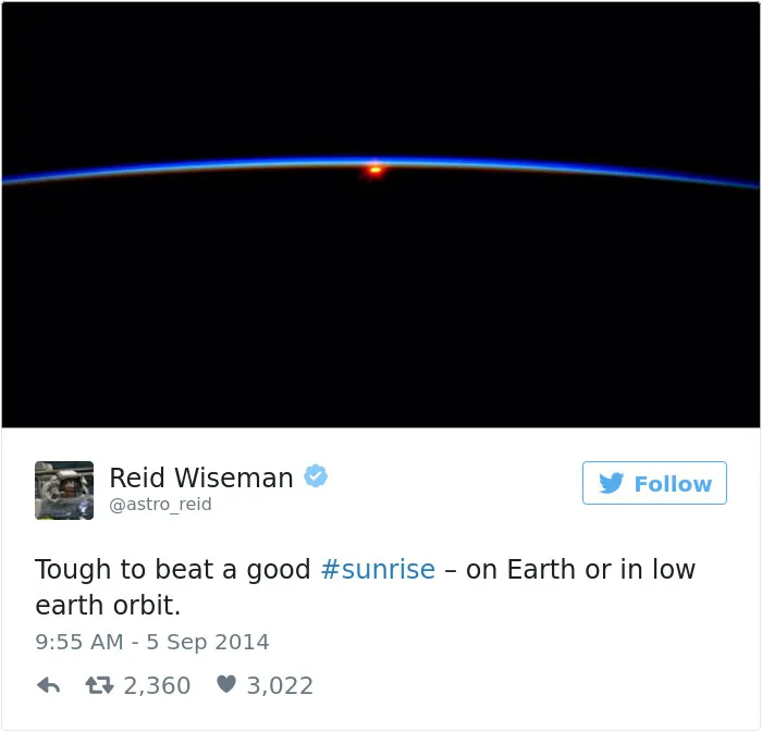 Astronaut's Tweets From Space Show That It's The Best Job In The World (119 Pics)