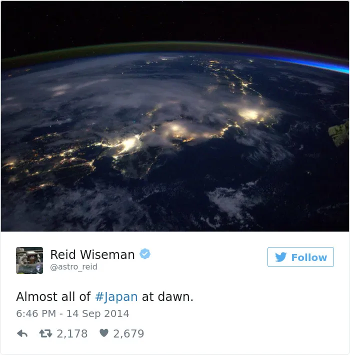 Astronaut's Tweets From Space Show That It's The Best Job In The World (119 Pics)